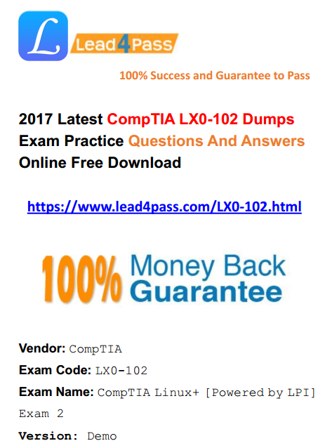 LX0-102 dumps