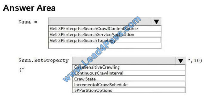 lead4pass ms-301 exam question q12