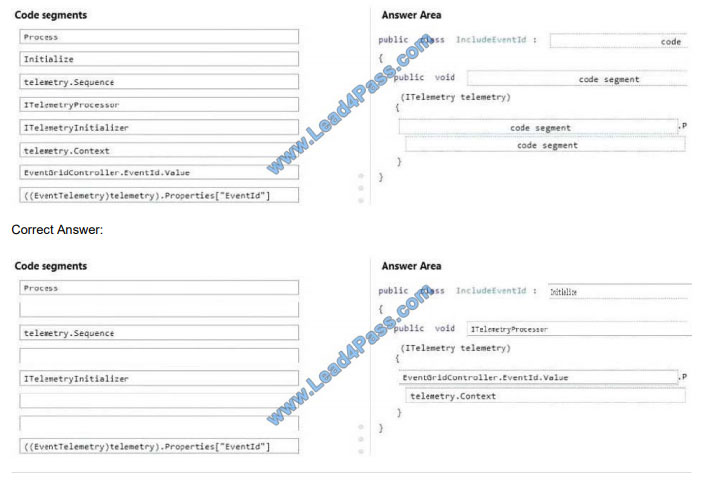 vcecert az-203 exam questions q6