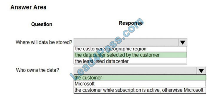 leads4pass mb-901 exam questions q10-1