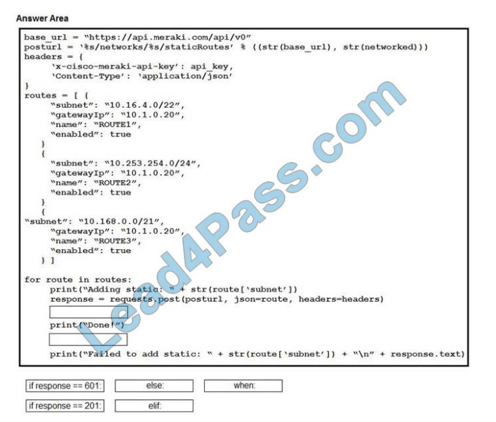 cisco 350-901 exam questions q7